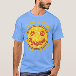 Camiseta Orgulho e Pizza LGBT Orgulho gay Rainbow LGBTQ