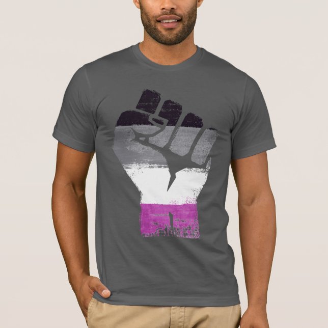 Camiseta Orgulho e poder assexuados (Frente)