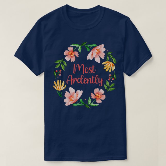 Camiseta Orgulho e PreconceitoDarcy Mais Ardentemente III (Frente do Design)
