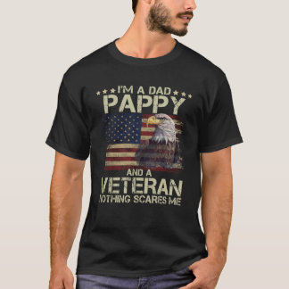 Camiseta Orgulho Eagl Eu sou Pai Pappy e veterana bandeira