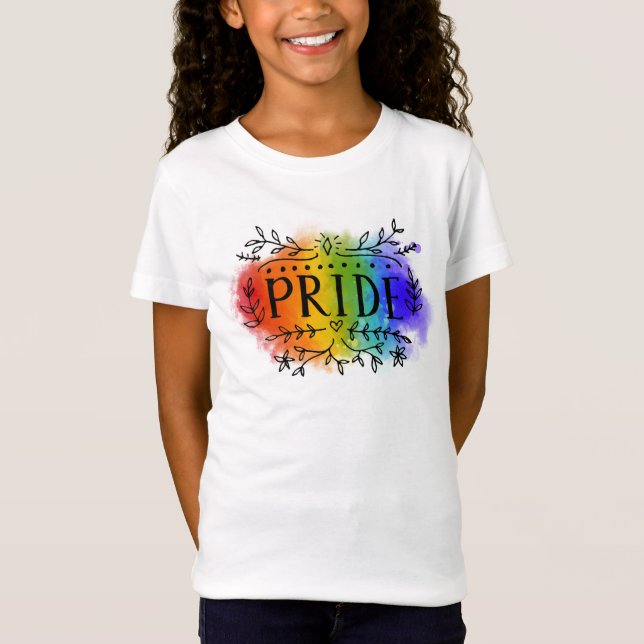 Camiseta Orgulho em Watercolor (Frente)