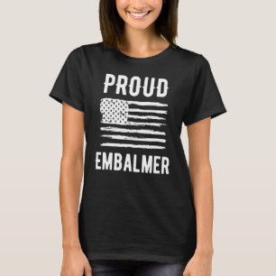 Camiseta Orgulho Embalador Profissão Americana Bandeira