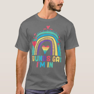 Camiseta Orgulho Engraçado Soa Gay Im No Arco-Íris