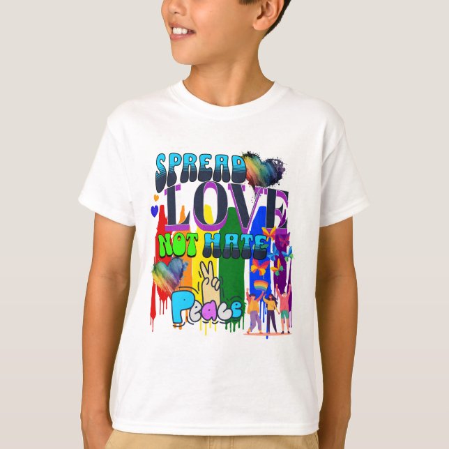 Camiseta Orgulho | Espalhar amor sem ódio (Frente)