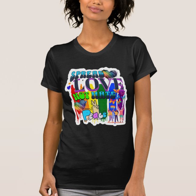 Camiseta Orgulho | Espalhe Amor Não Ódio (Frente)