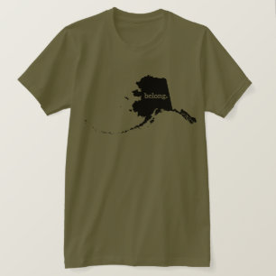 Camiseta Orgulho Estadual do Alaska Belong