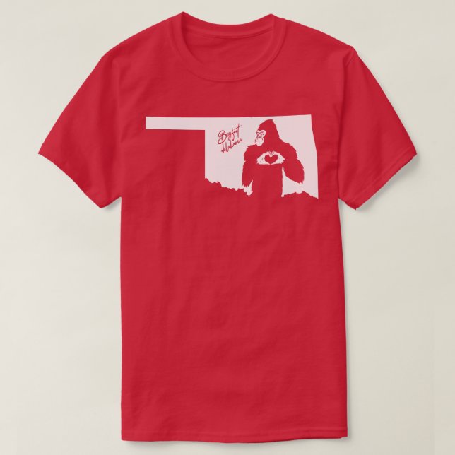 Camiseta Orgulho Estatal de Oklahoma (Frente do Design)