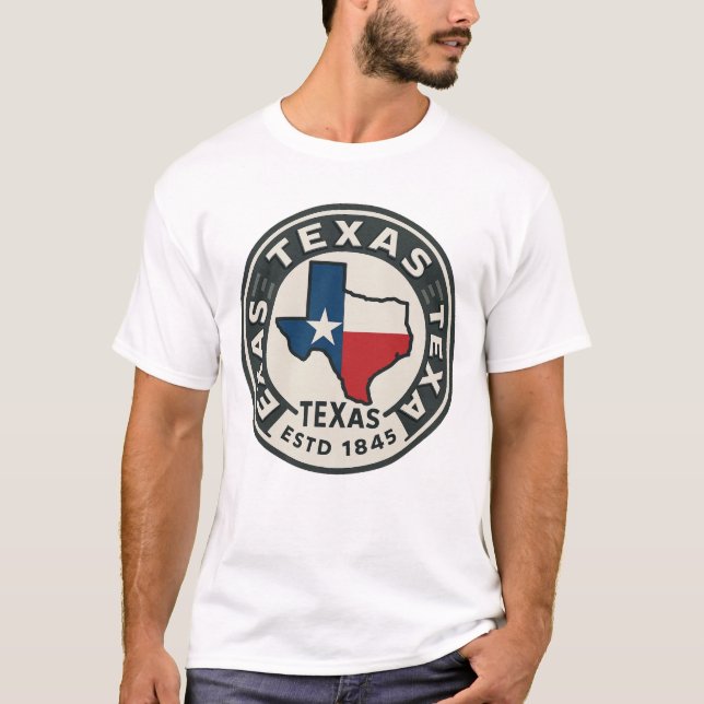 Camiseta Orgulho estatal do Texas (Frente)