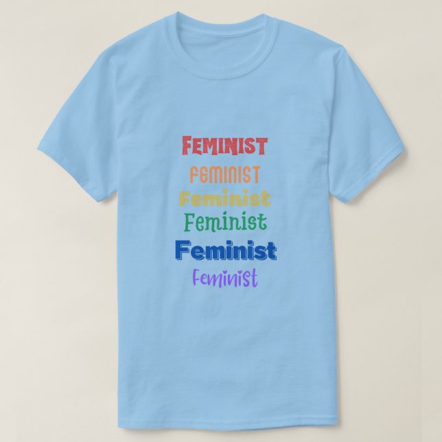 Camiseta orgulho feminista (Frente do Design)