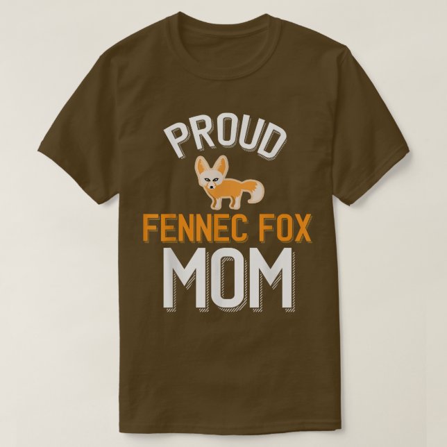 Camiseta Orgulho Fennec Fo Mãe Cute Fennec Fo (Frente do Design)
