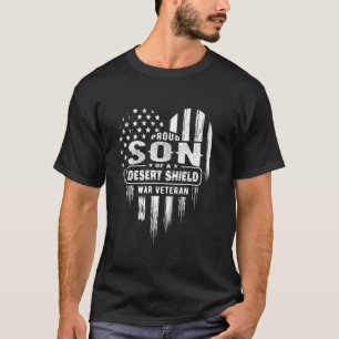 Camiseta Orgulho Filho Deserto Blindagem Guerra Veterana Pa