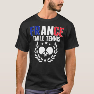 Camiseta Orgulho França Mesa Tênis Francês Ping Pong Suppor