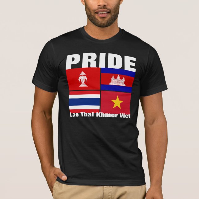 Camiseta ORGULHO: GANHOS algo nós asiáticos obtidos (Frente)