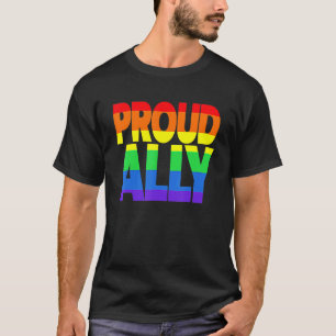 Camiseta Orgulho gay Ally Lgb Amigos Orgulhosos