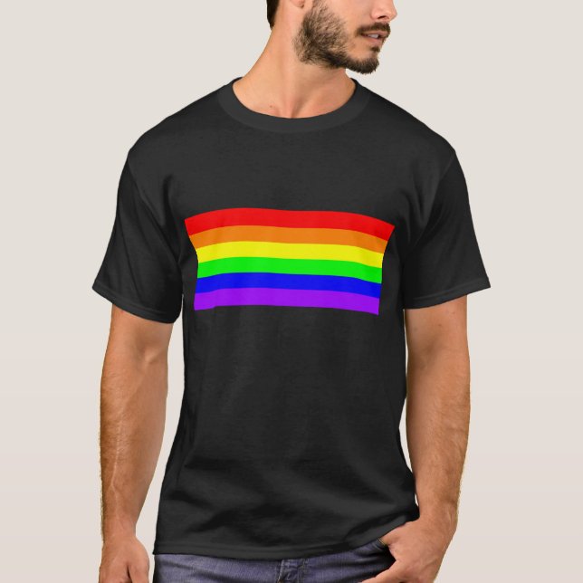 Camiseta Orgulho gay arco-íris (Frente)