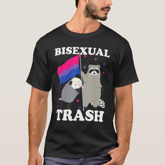 Camiseta Orgulho gay Arrasto Bissexual, Arco-Íris Lgbt Racc (Frente)
