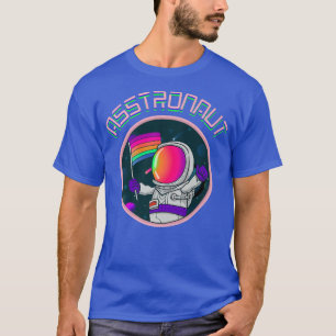 Camiseta Orgulho gay Astronauta LGBTQ Espacial Homens Lésbi