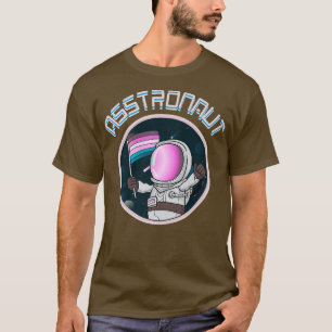 Camiseta Orgulho gay Astronauta LGBTQ Espacial Homens Lésbi