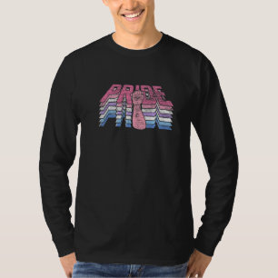 Camiseta Orgulho gay Bi Sinal Orgulho De Sexo Mês Lgbtq Bi