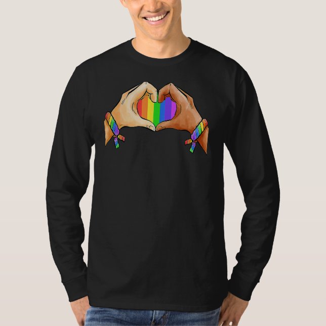 Camiseta Orgulho gay Clothing Lgbt Sinalizador Arco-Íris Un (Frente)