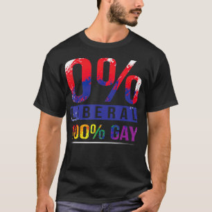 Camiseta Orgulho gay conservador Sinalizador do arco-íris L