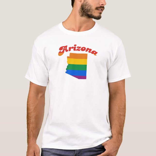 CAMISETA ORGULHO GAY DA ARIZONA (Frente)