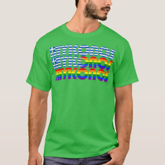 Camiseta Orgulho gay da Ilha da Grécia Mykonos 