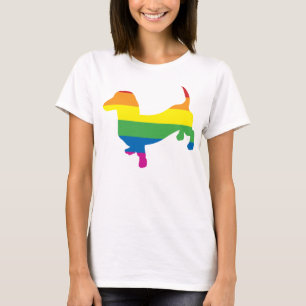Camiseta Orgulho gay Dachshund/Wiener