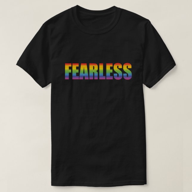Camiseta Orgulho gay de arco-íris sem rosto (Frente do Design)