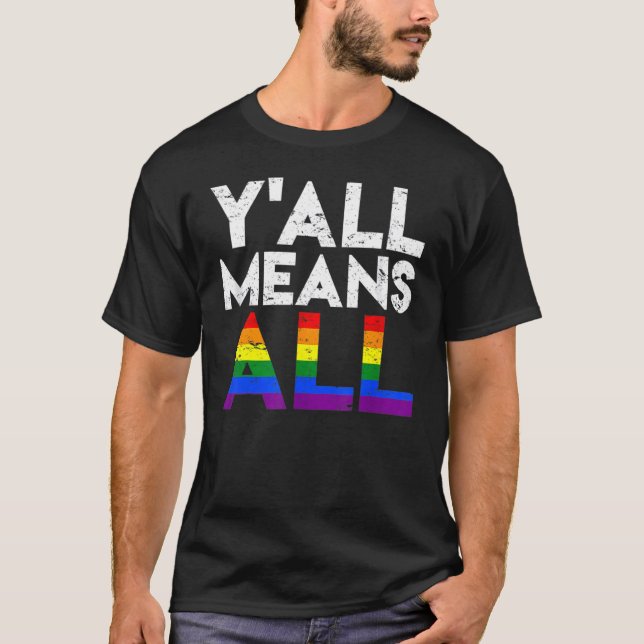 Camiseta Orgulho gay De Consciência Do Arco-Íris Lgbtq Retr (Frente)