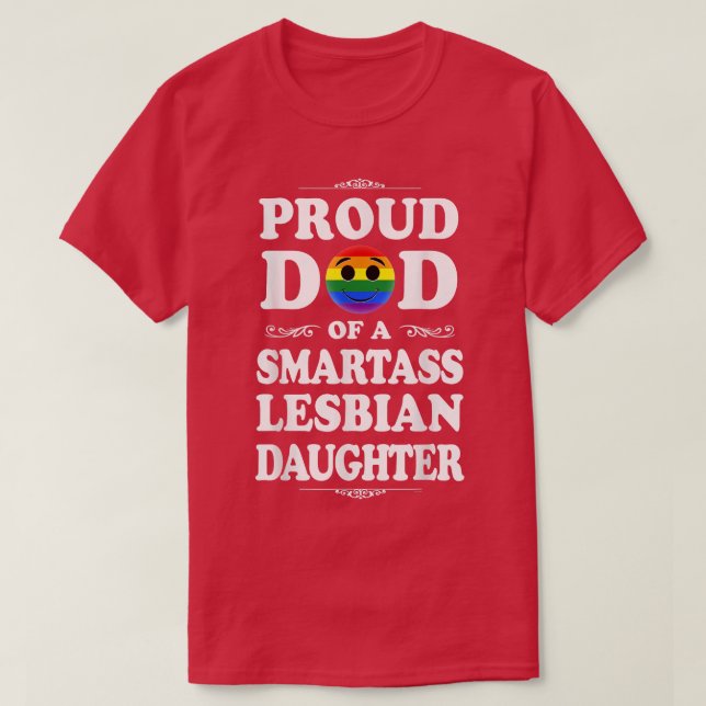 Camiseta Orgulho gay de dia de os pais de orgulho de Emojic (Frente do Design)