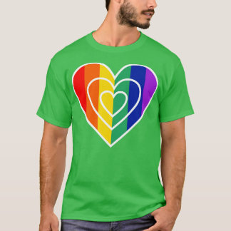 Camiseta Orgulho gay de Heart LGBTQ