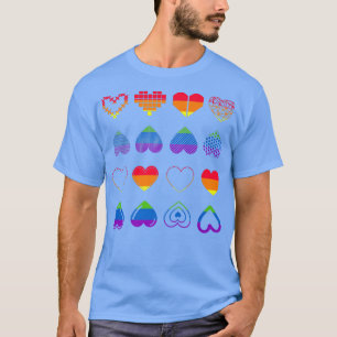 Camiseta Orgulho gay de Igualdade Sinalizador Arco-Íris Org