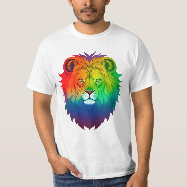 Camiseta Orgulho gay de Leão (Frente)