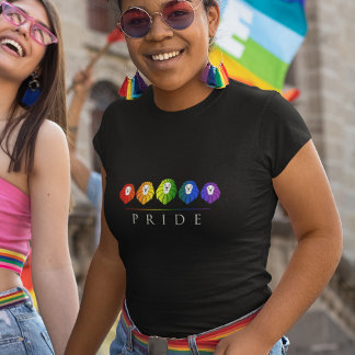Camiseta Orgulho gay - de Leões - LGBT Rainbow T-Shirt