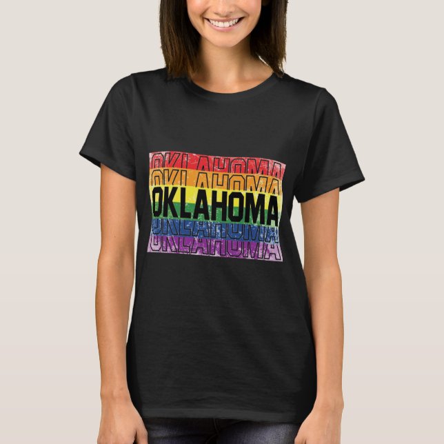 Camiseta Orgulho gay de Oklahoma (Frente)