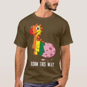 Camiseta Orgulho gay de Ovos do Dinossauro LGBTQ Nascer