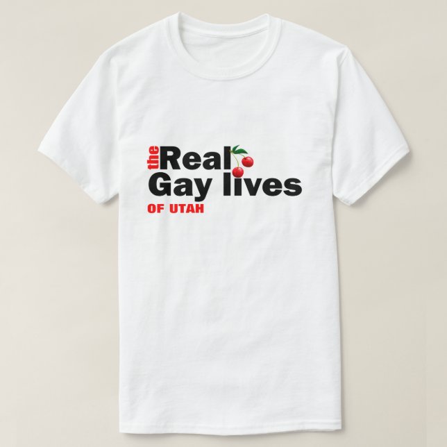 Camiseta Orgulho gay de Utah (Frente do Design)