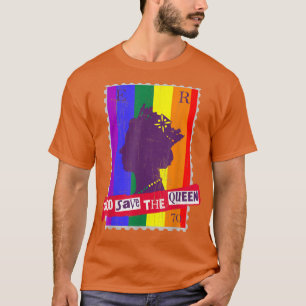 CAMISETA ORGULHO GAY DEUS SALVE A BANDEIRA DE RAINBOL DA RA