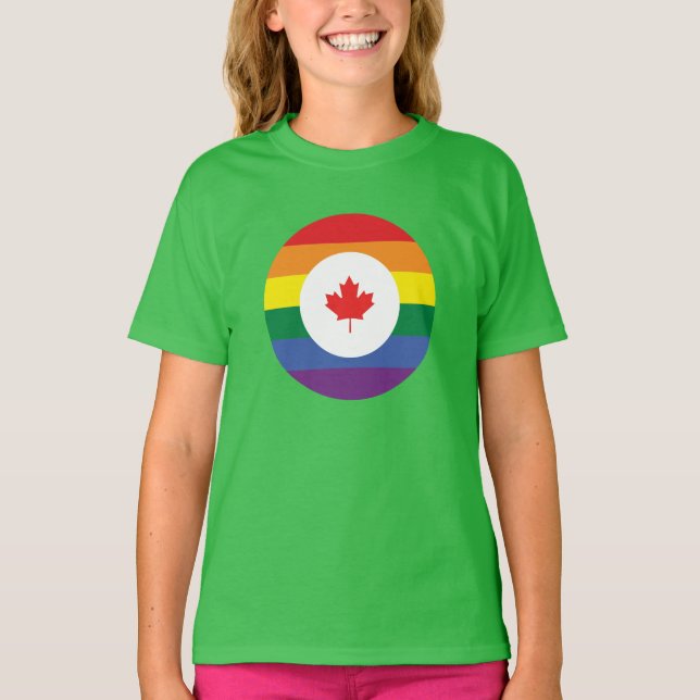 Camiseta Orgulho gay do Canadá (Frente)