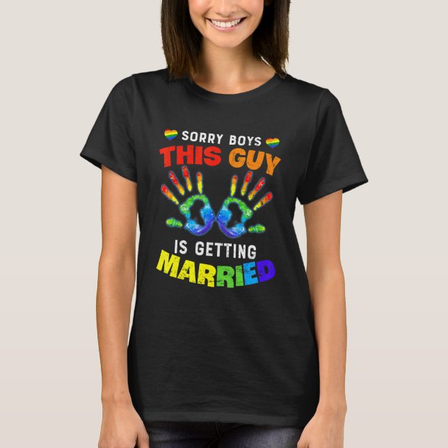 Camiseta Orgulho gay do Mens Bachelor Party Lgbt - Cara (Frente)
