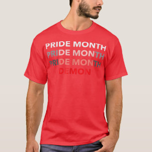 Camiseta Orgulho gay do Orgulho Mês do Demon LGBTQ 