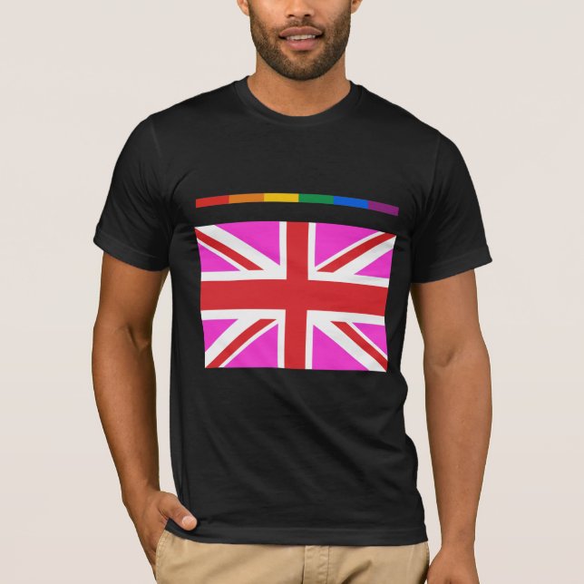 Camiseta Orgulho gay do Reino Unido (Frente)