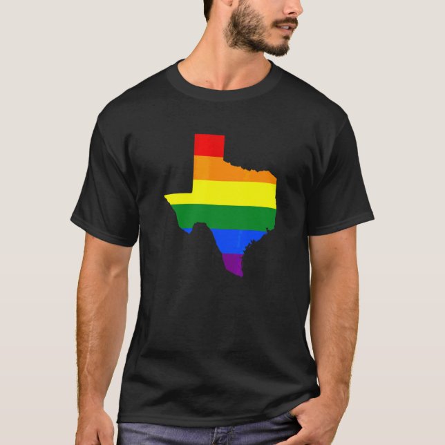 Camiseta Orgulho gay do Texas Lgbt (Frente)
