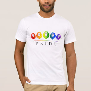 Camiseta Orgulho Gay dos Leões - Arco-íris LGBT
