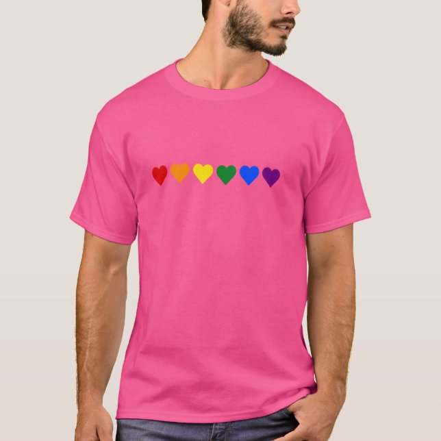 Camiseta Orgulho gay Engraçado LGBT Lésbica LGBT Cute Sinal (Frente)