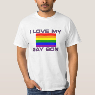 Camiseta Orgulho gay I Love My Gay Son