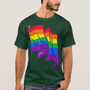 Camiseta Orgulho gay Igualdade Lgbtq Pavilhão Direitos Huma