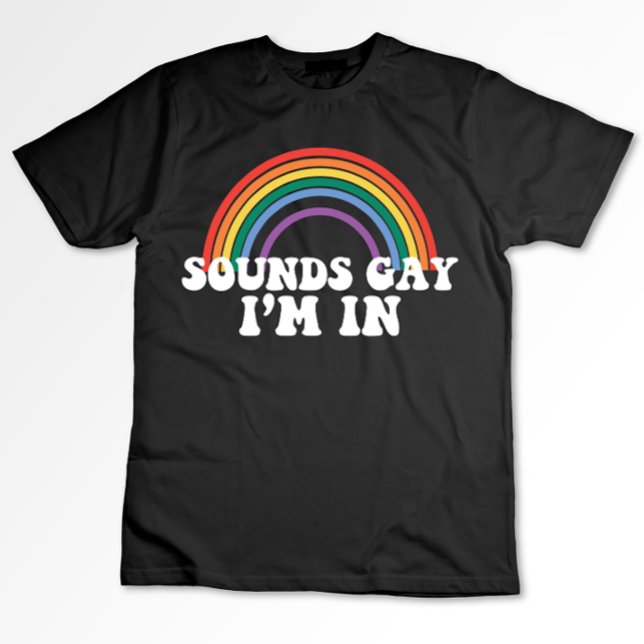 Camiseta Orgulho gay LGBT Arco-Íris Soa Gay (Criador carregado)