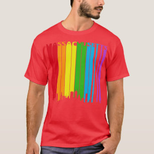 Camiseta Orgulho gay LGBT de Massachusetts